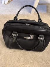 Samsonite Mobile Office 16.5"x13.5"x8" 2 Wheeled Carry On Laptop Luggage Black