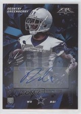 2015 Topps Fire Rookies Blue Auto 58/75 Deontay Greenberry #36 Auto 1m8
