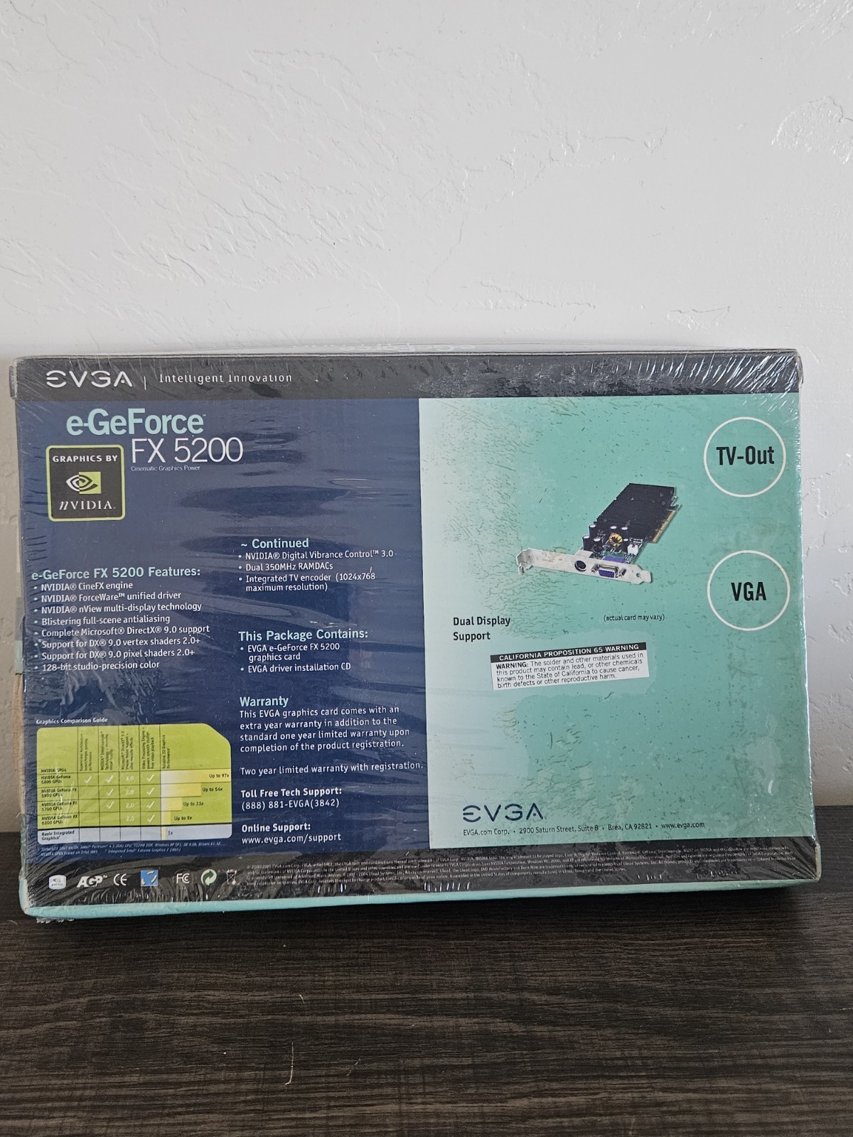 Unlock Your Potential Brand new sealed NVIDIA e-GeForce FX 5200 graphics card with 128MB DDR memory, AGP 8X/4X support - Image 4