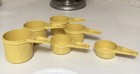 Vintage Set Of 6 Complete Tupperware Measuring Cups Yellow  — photo 6