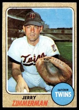 1968 Topps Jerry Zimmerman #181 B