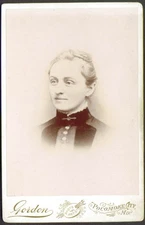 Gordon C Henriksen cabinet card by Rawson Brooklyn NY
