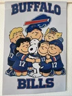 Garden Flag 12x18 Buffalo Bills NFL Double Sided Handmade The Peanuts Snoopy
