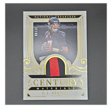 Panini 2023 National Treasures C.J. Stroud Texans Gold #CEN-CSD 37/49 Rookie MEM
