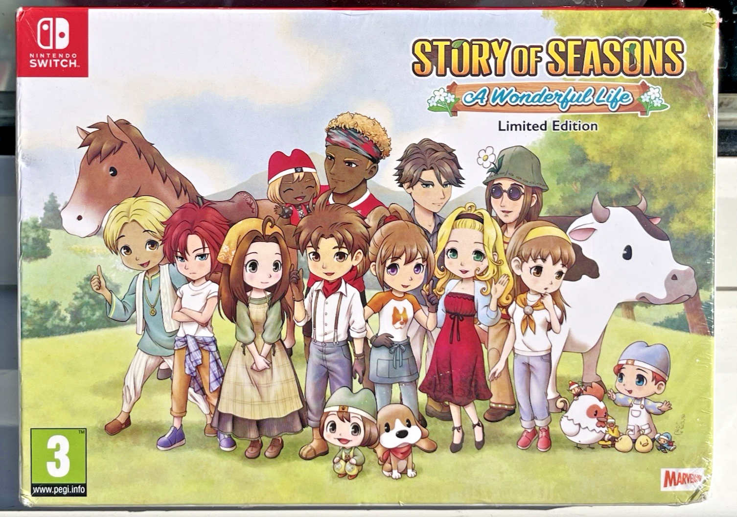 NINTENDO SWITCH MARVELOUS GAME STORY OF SEASONS A WONDERFUL LIFE LIMITED EDITION