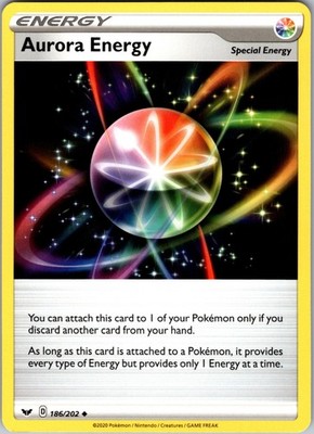 Aurora Energy 186/202 Uncommon Regular SWSH01: Sword & Shield Base Set NM