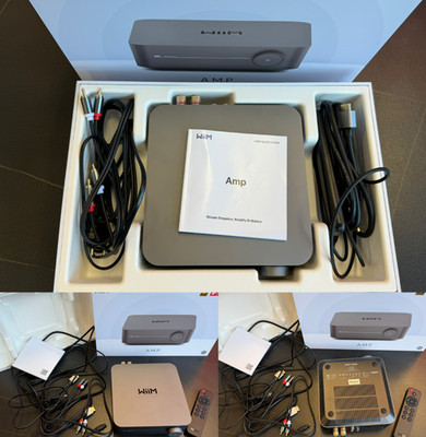 WiiM Amp: Multiroom Streaming Amplifier , Chromecast Audio, Space Gray！