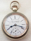 ANTIQUE 18s ILLINOIS "LAKESIDE" GRADE 61 17 JEWEL POCKET WATCH PARTS