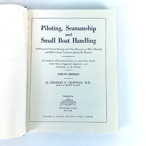 Piloting, Seamanship And Small Boat Handling By Charles Chapman 1958 Edition - Picture 5 of 15