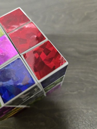 Metallic Glitter Rubiks Style Cube Rare Puzzle - Picture 7 of 15