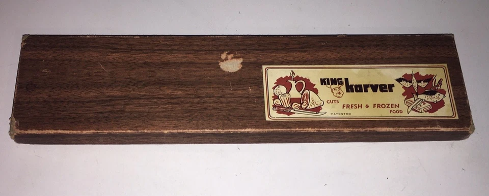Bonito cuchillo King Karver 12" en caja corta alimentos frescos y congelados con hoja de sierra para cortar Foto 2 de 4