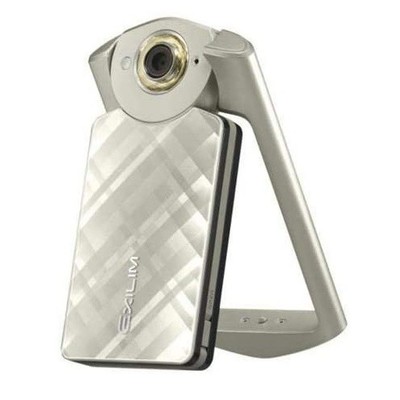 Casio EXILIM EX-TR15 12.1MP Digital Camera - White for sale online