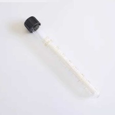 10 Pieces 15ml Round-bottomed Glass Tubes Chemistry Laboratory Sample Container