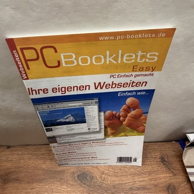 PC Booklets Webseiten erstellen Guide Webdesign Vintage Sammler gebraucht
