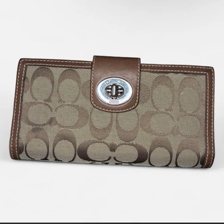 Coach Turnlock Wallet for sale - eBay