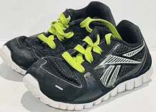 REEBOK KID’S LOW-CUT ATHLETIC SNEAKERS 105881517 BLACK SIZE 6.5 [AI]