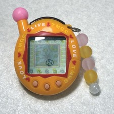 Bandai Tamagotchi Connection V4 En-Tama Mojimoji Orange Tested             - good -