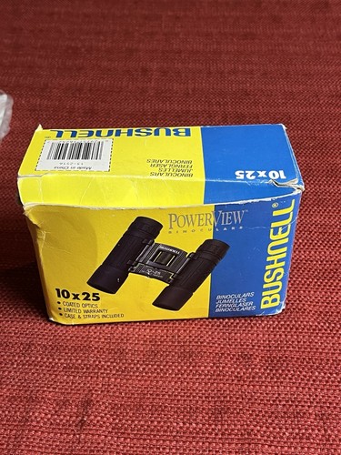 Bushnell Powerview Binoculars 10x25 Model 13-2516 With Case Box And Manual - Picture 13 of 18