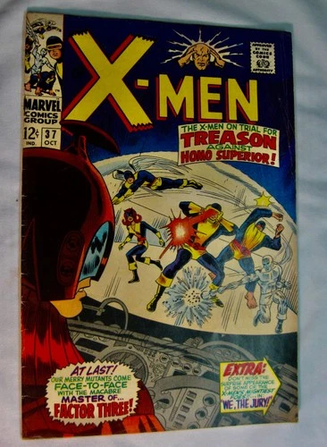 VINTAGE MARVEL X-MEN COMIC BOOK 1967 VOL 1 NO. 37