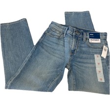 Old Navy Jeans Straight Leg Boys Size 10 Slim 360 Stretch 25x24