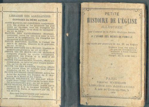 Petite Histoire De L'Eglise - illustrée - 1900 - Bon Etat format 7x10,5 cm - Picture 1 of 1