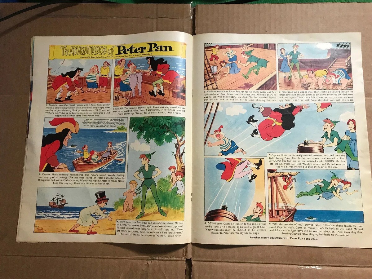 Disney - Mickey magazine　ピーターパン　レア物 VINTAGE DISNEYLAND Magazine 1972 No 7 MICKEY MOUSE Dumbo