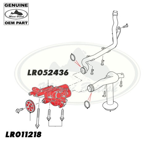 LAND ROVER OIL PUMP & GEAR RR SPORT RANGE LR4 LR052436 LR011218 AM - Picture 2 of 2