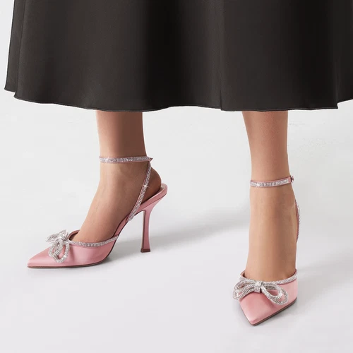 Traumpaar Damen Hochzeitspumps Stilettos hoher Absatz spitze Zehenpartie Pumps Schuhe - Bild 19 von 25