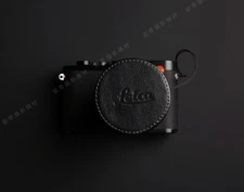 Cow Leather Lens Cap Case Cover for Leica Q3 Q2 Q/QP Camera Milicase Handmade