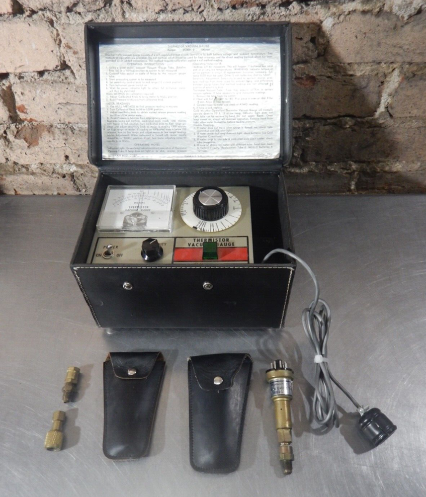 Robinair 25,000-0 microns Thermocouple Vacuum Gauge 14010