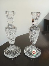Deluxe Lead Crystal Candlesticks Italy