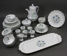 Giraud Limoges 28-tlg. Kaffeeservice Corail Blumen