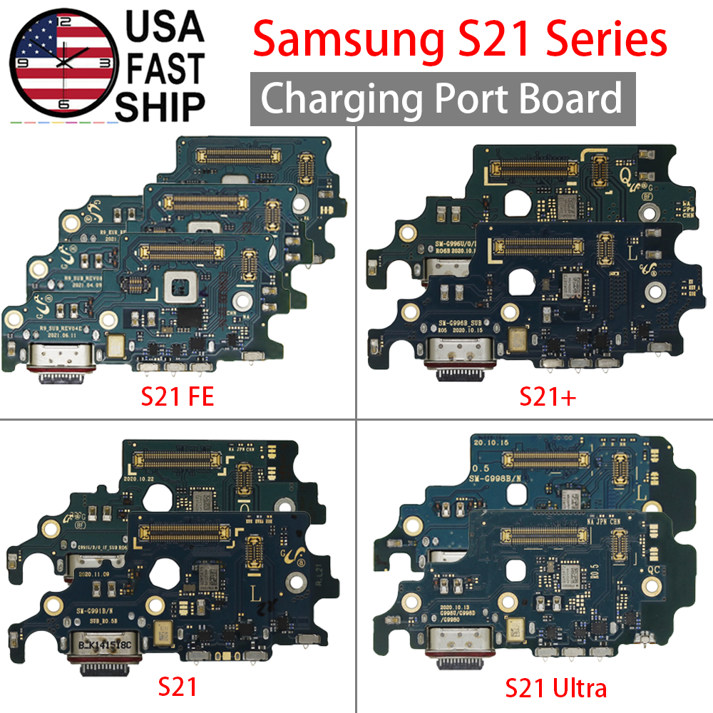 OEM USB Charging Port Board PCB For Samsung Galaxy S21 /S21+ /S21 Ultra  /S21 FE