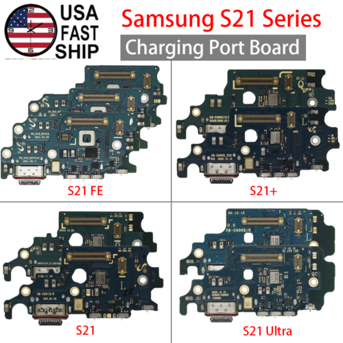  Original Ladeanschluss Platine für Samsung Galaxy S21/S21+/S21 Ultra/S21 FE - Bild 1 von 19