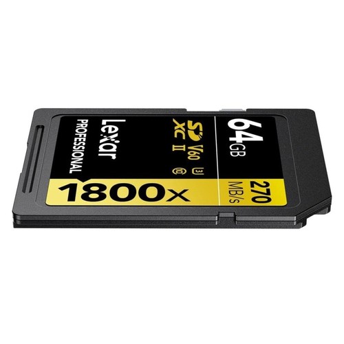 Lexar Professional 1800x 64GB 128GB 256GB 512GB 1TB SD Card UHS-II V60 C10 U3 - Picture 7 of 32