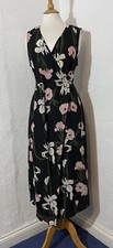 BNWT Warehouse Size 14 Dress Tiger Lily Wrap Lined Zip Elegant Evening 1378