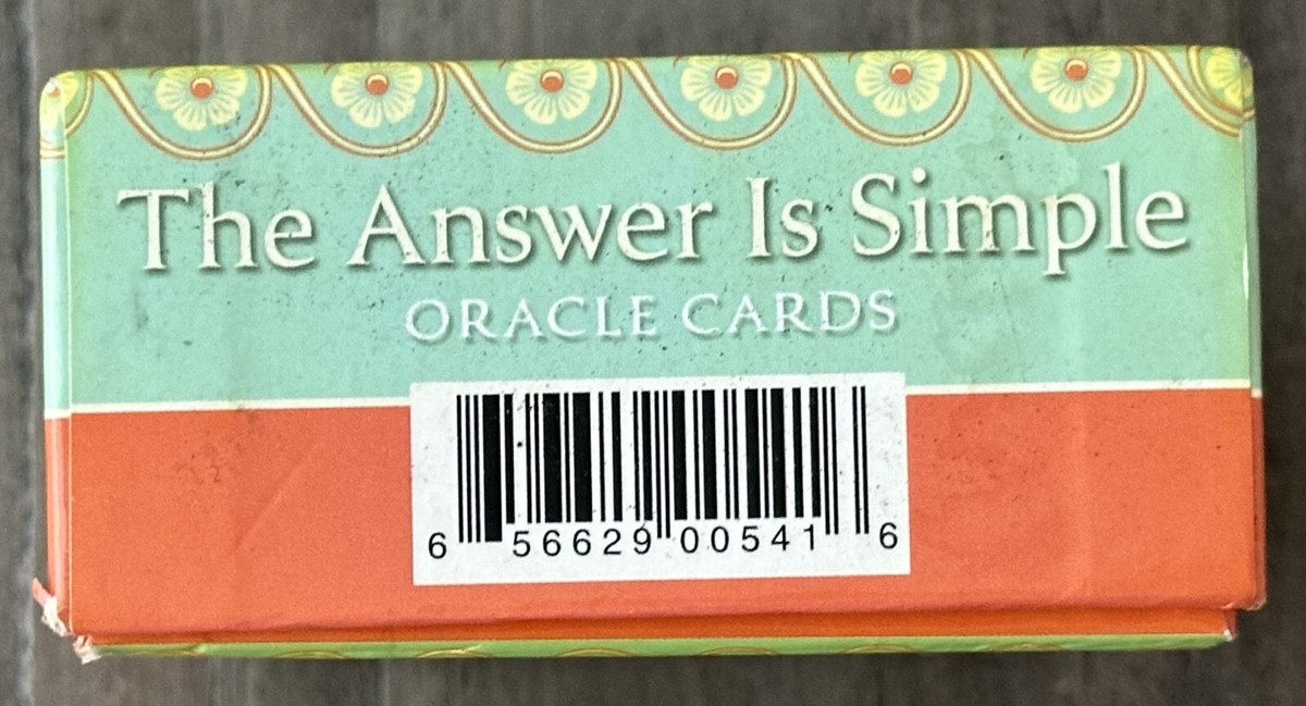 The Answer Is Simple Oracle Cards by Sonia Choquette (2009, Cards