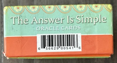 The Answer Is Simple Oracle Cards by Sonia Choquette (2009, Cards
