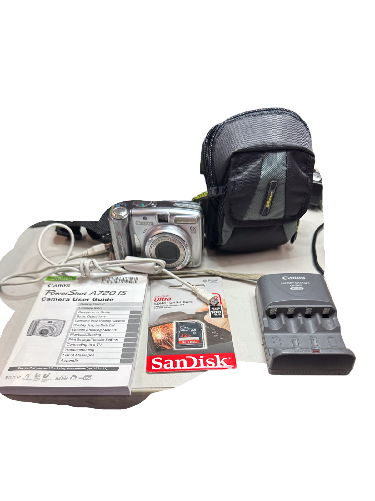 Canon PowerShot A720 IS 8MP Digital Camera With Manuals And Box new