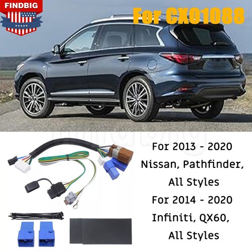 4 Way Flat Trailer Wiring Harness Kit For Nissan Pathfinder INFINITI QX60 New