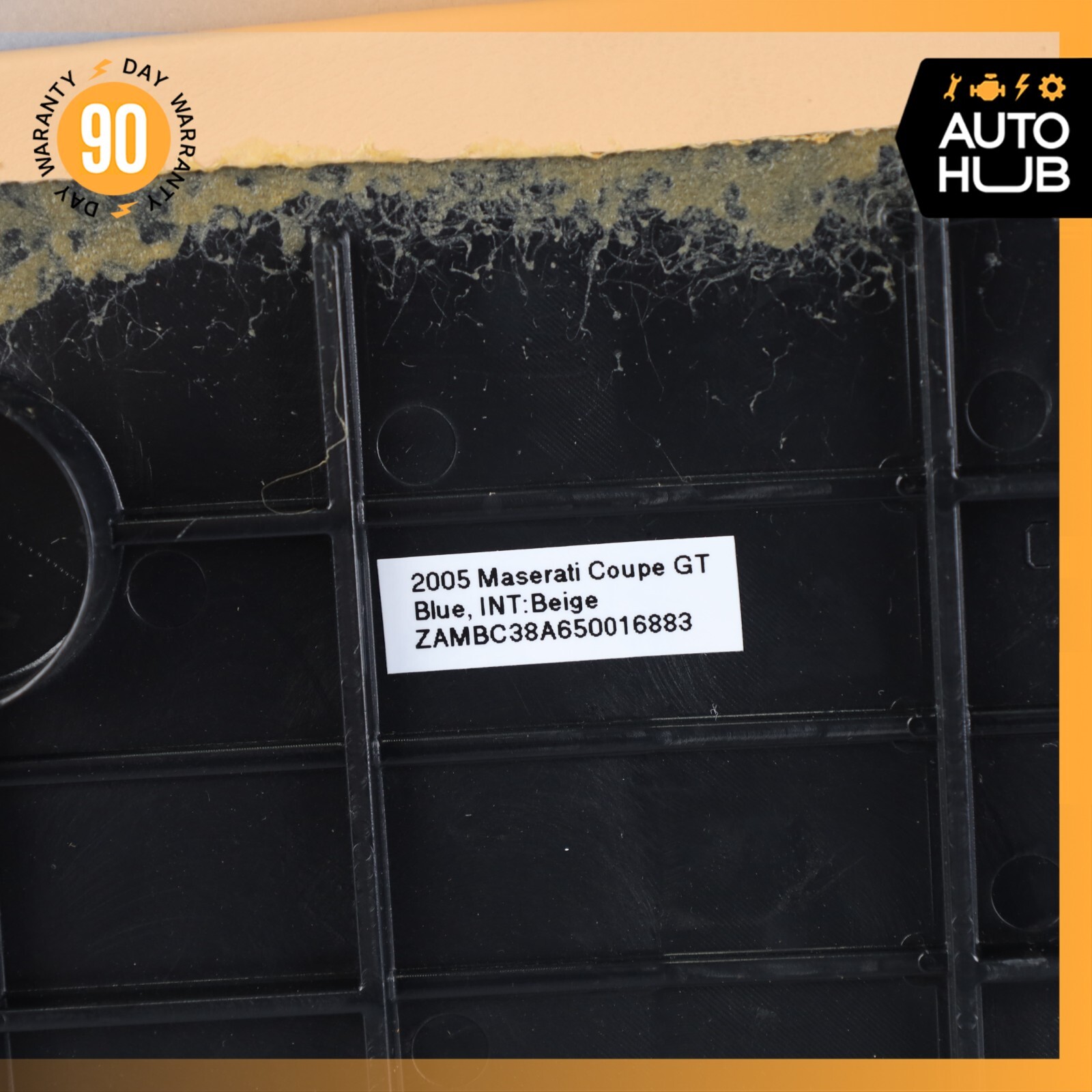 Maserati M138 Coupe 4200 GT Rear Seat Access Compartment Cover Trim OEM