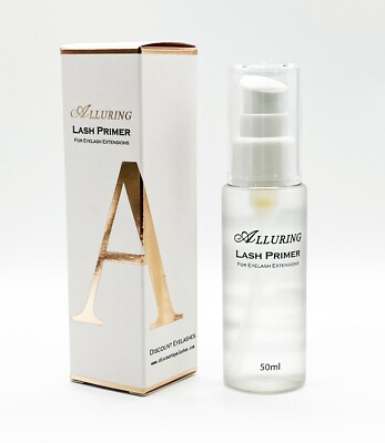 Alluring Primer Lash Cleanser Protein Remover 50ml Eyelash Extensions 