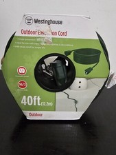 New Westinghouse 40 FT Outdoor Extension Cord 16/3 With Ground Heavy Duty