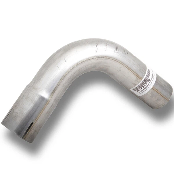 Edelstahl Rohrbogen 90 Grad geweitet Ø 63.5mm Aussen Ø 63.5mm Innen Rohradapter