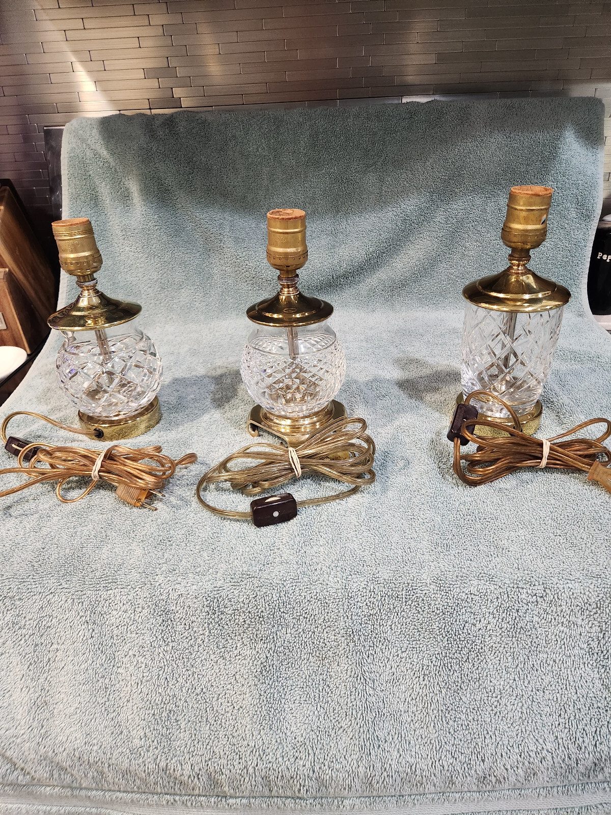 WATERFORD LAMPS (bulbs not included) see notes eBay