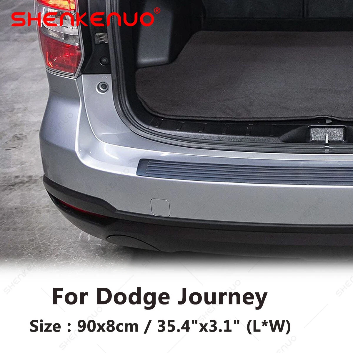 FOR Dodge Journey 2011 2022 Rear Bumper Protector Gard Trim Rubber Cover US tock