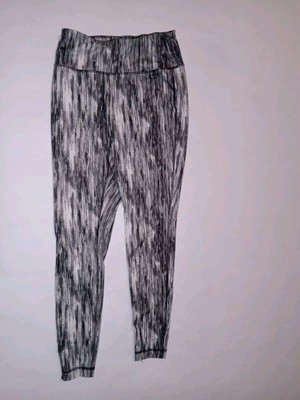 Zelos Leggings Womens Medium Black White Activewear Fitness Workout Yoga