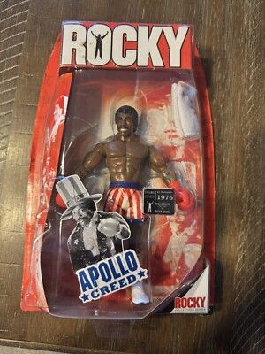 Rocky Balboa vs. Apollo Creed Post Fight Bloody Figure Apollo Jakks Series 1