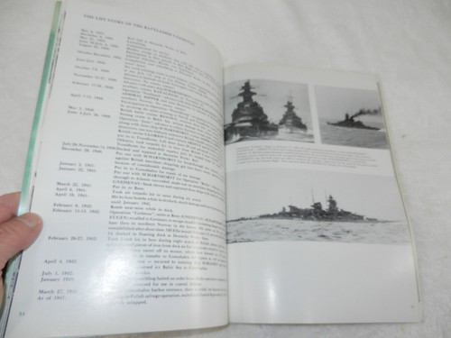 WW II Illustrated ship reference "THE GERMAN BATTLESHIP SCHARNHORST" - Picture 10 of 10