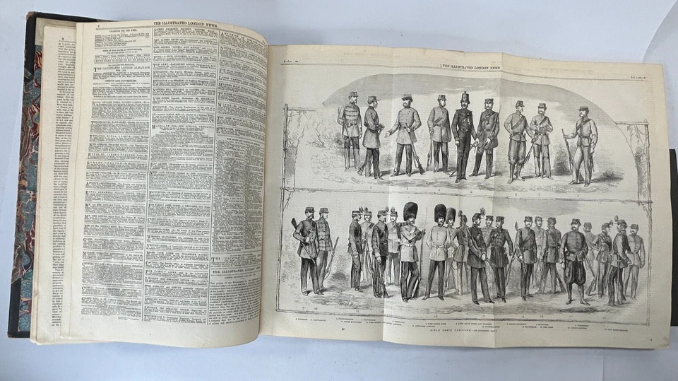 Bound Magazine: Illustrated London News: January to June 1860 - Image 4 of 4